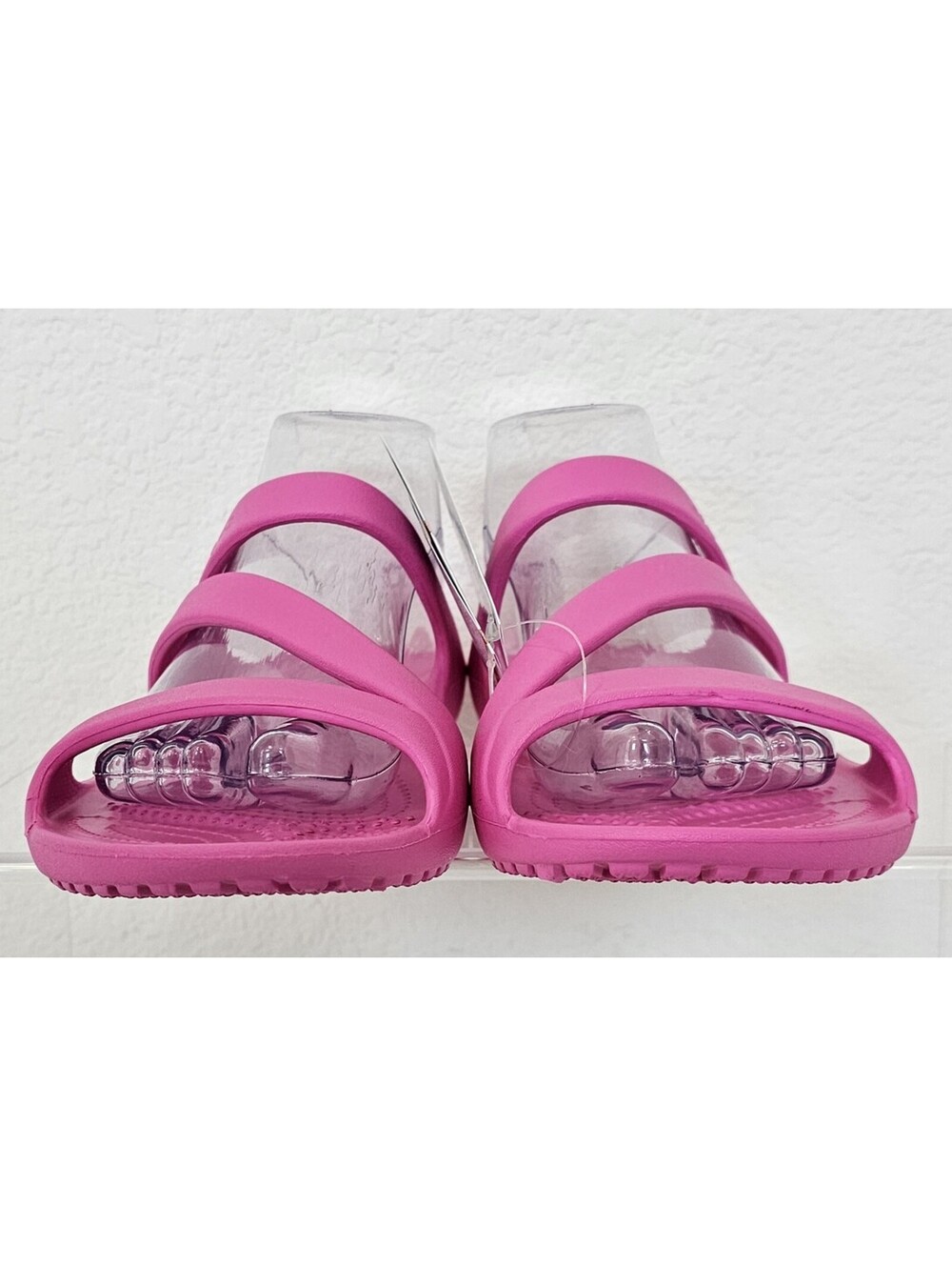 New Crocs Kadee II Sandals Women's Electric Pink Size 10 - Picture 5 of 12